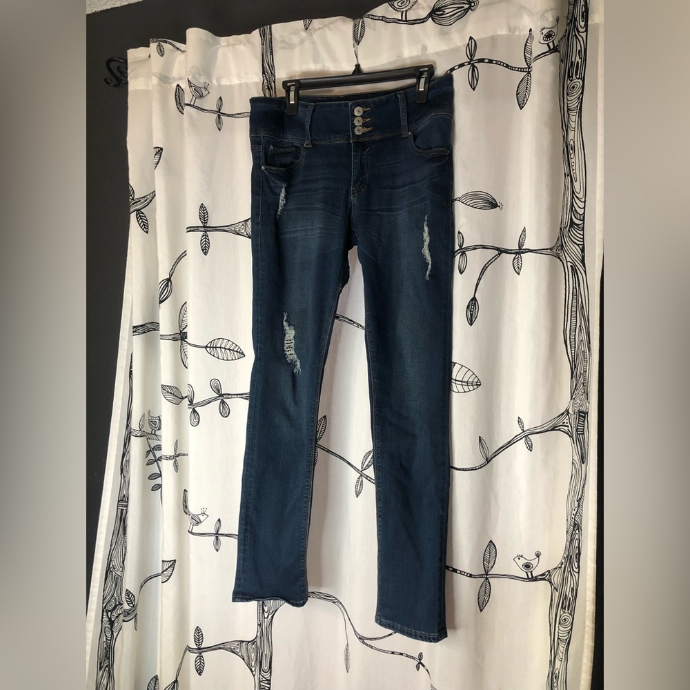 Almost Famous skinny Stretch Distressed Jeans